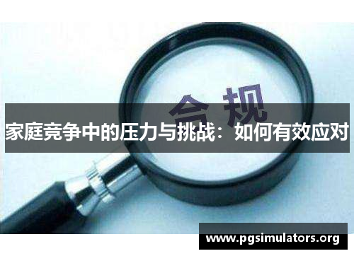家庭竞争中的压力与挑战：如何有效应对